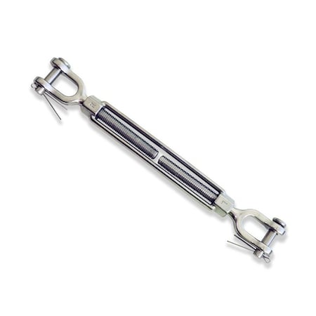 Heritage Turnbuckle Jaw x Jaw 34 x 6 SS304 STDJ34